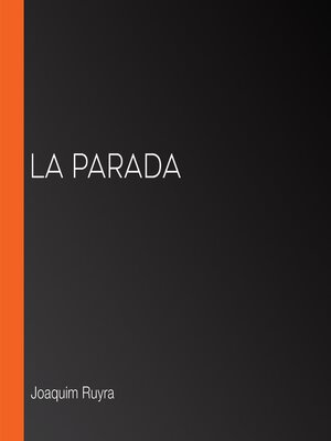 cover image of La parada